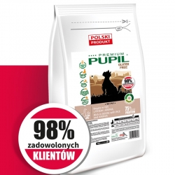 PUPIL PREMIUM GLUTEN FREE MINI BOGATA W GĘŚ Z RYŻEM I ARONIĄ 3 KG